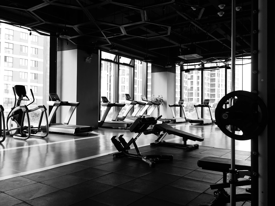 Training rig and benches in the studio